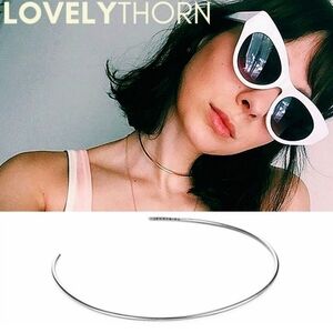 JENNY BIRD // ltd ed ultra-chic silver minimalist choker